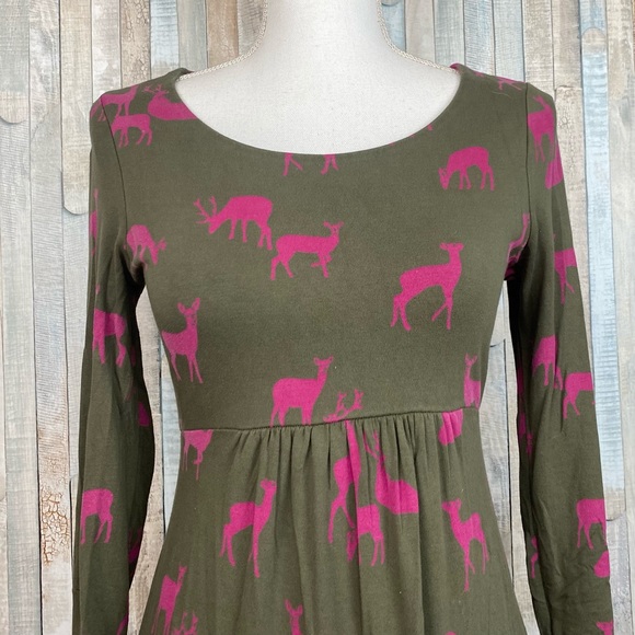 Boden 4 Deer Print Must Have Tunic Dress - Picture 3 of 7